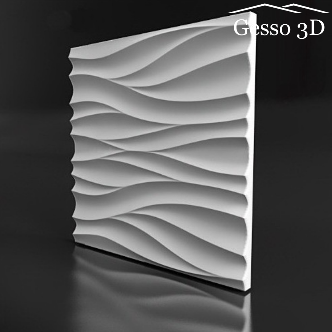 Гипсовая панель Gesso 3D волны 