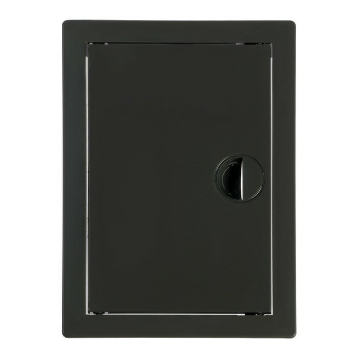 фото Люк ревизионный "виенто" ДР1015, 100 х 150 мм, с ручкой, пластик, серый