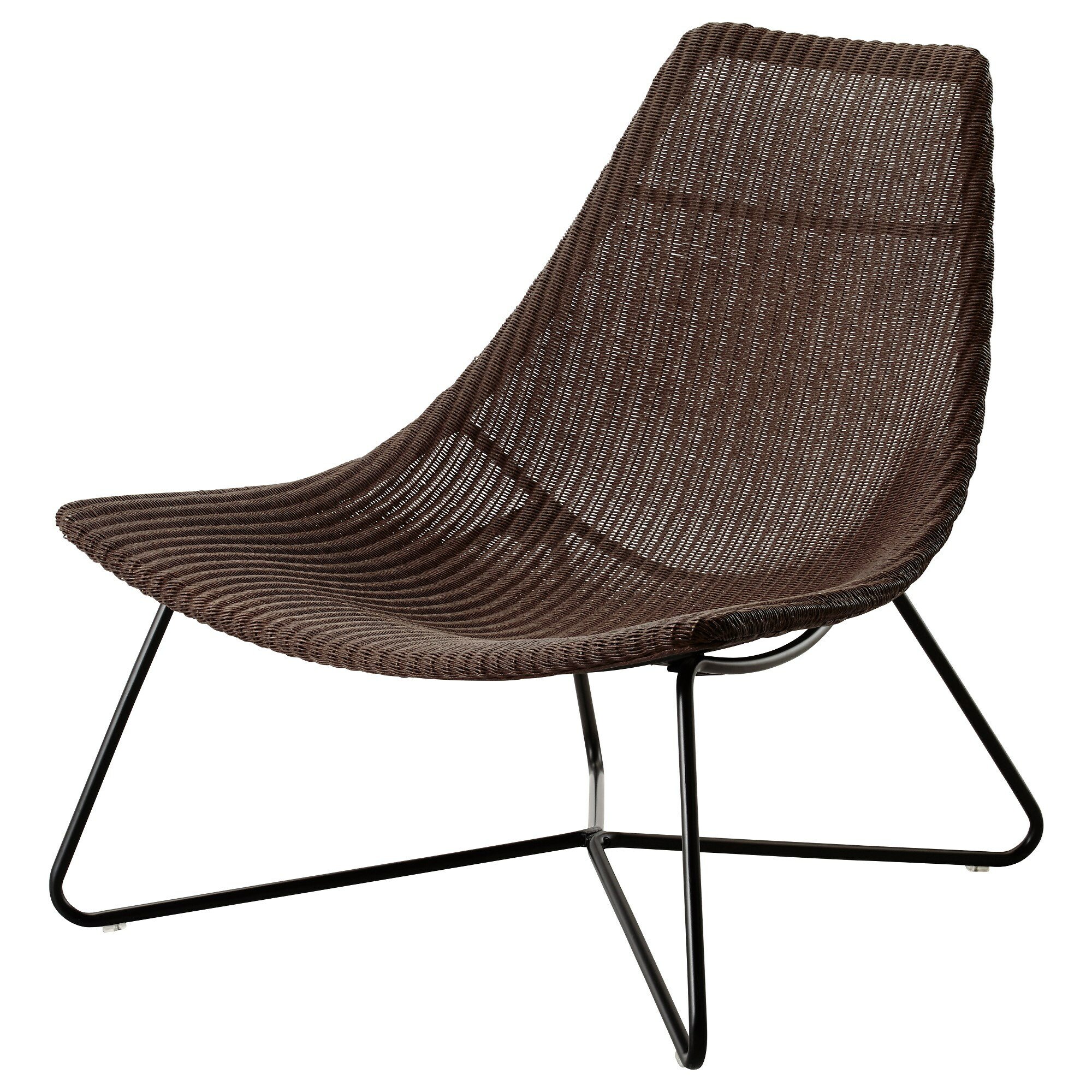 IKEA / икея RADVIKEN радвикен, кресло из ротанга, коричнево-черный