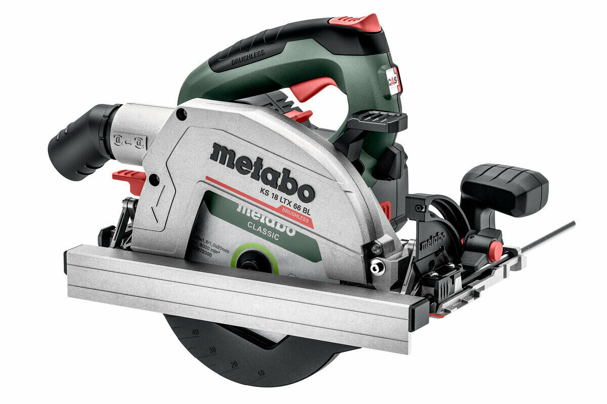 Аккумуляторная дисковая пила Metabo KS 18 LTX 66 BL коробка 18 В