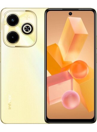 Мобильный телефон Infinix Hot 40i 4/128 ГБ, золотой