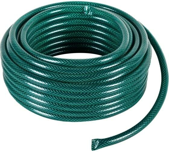 фото Шланг поливочный ПВХ трехслойн. армир. 1/2 25м зел. Вихрь 73/7/2/13