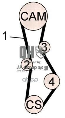 фото [3512101319] Jp Group Комплект Ремня Грм JP Group арт. 3512101319