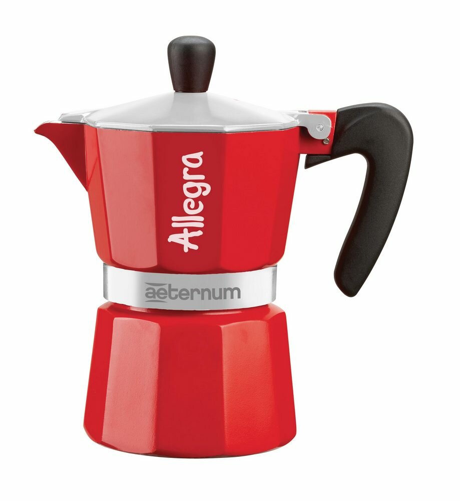 Кофеварка Bialetti Aeternum Allegra 0.12л алюминий красный (6014) - фото №1