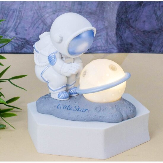 Ночник Ilikegift «Astronaut night light», blue