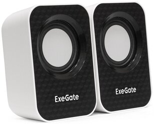 Exegate Disco 170 EX287052RUS Акустическая система 2.0 (питание USB, 2х3Вт (6Вт RMS), 100-20000Гц, белый/черный