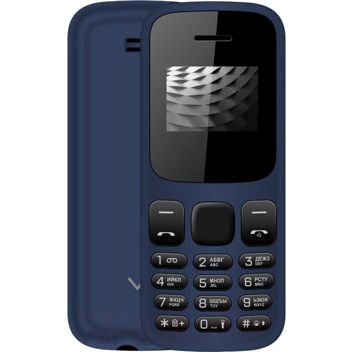 Мобильный телефон Vertex M114 Black - фото №1