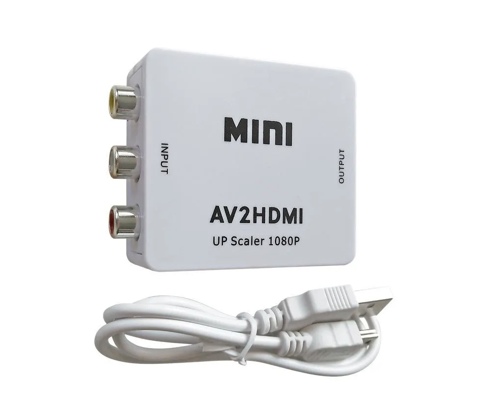 Переходник (модулятор) 3RCA (вход)- HDMI (выход)