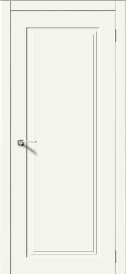 Дверь межкомнатная классическая Квадро-6 глухая эмаль лайтбеж 2000*900 (полотно)