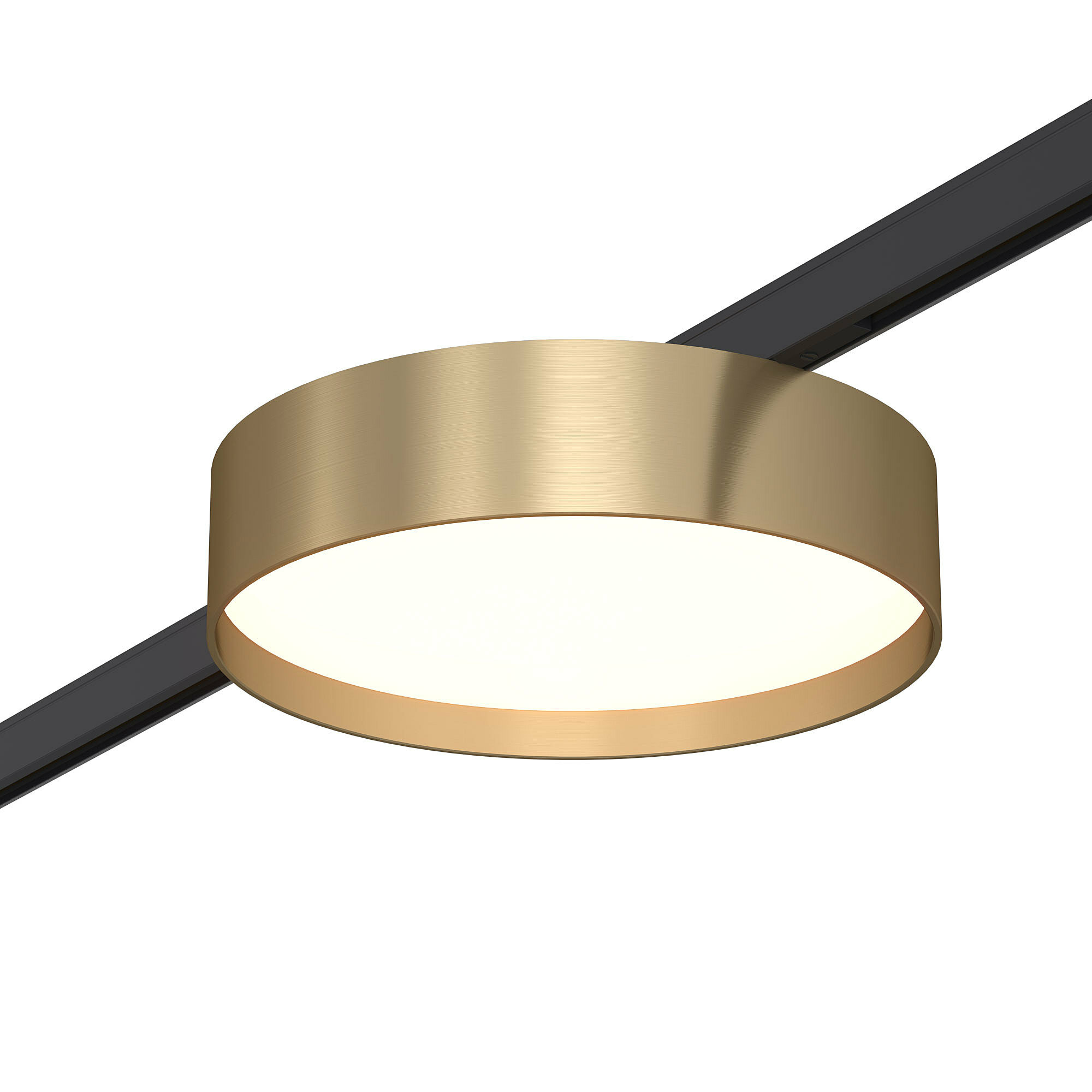 фото Трековый светильник ST Luce Super5 ST670.336.12, LED, 12Вт, кол-во ламп:1шт., Латунь