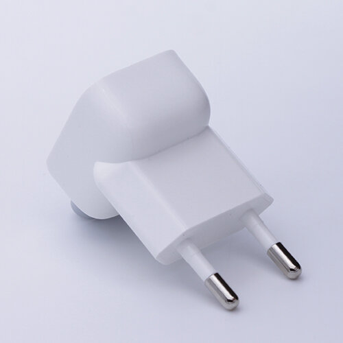 Переходник для блока питания Apple Euro Plug, белый (Class A-A-A)