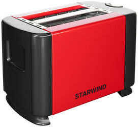 Тостер StarWind ST1102 красный/черный