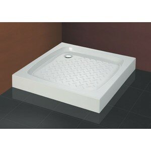 Душевой поддон из искусственного камня Cezares Tray S 80x80 TRAY-S-A-80-13-W Белый