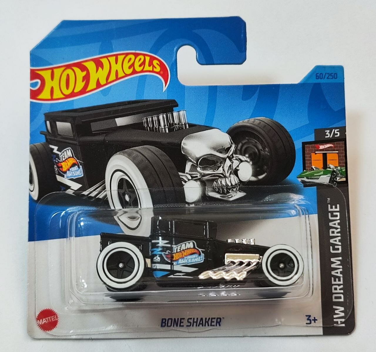 Hot Wheels Машинка базовой коллекции BONE SHAKER черная 5785/HKH21