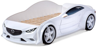 Futuka Kids кровать-машина Мазда серия Evo, цвет белый, спальное 80*160см.