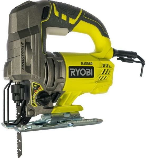 Электролобзик RYOBI RJS850K, 600 Вт салатовый