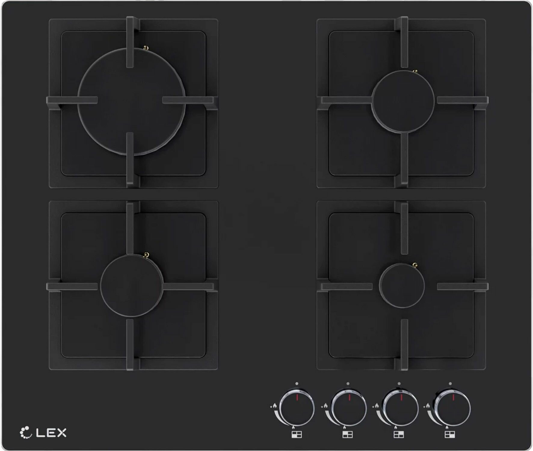 фото Газовая варочная панель LEX GVG 644A BBL