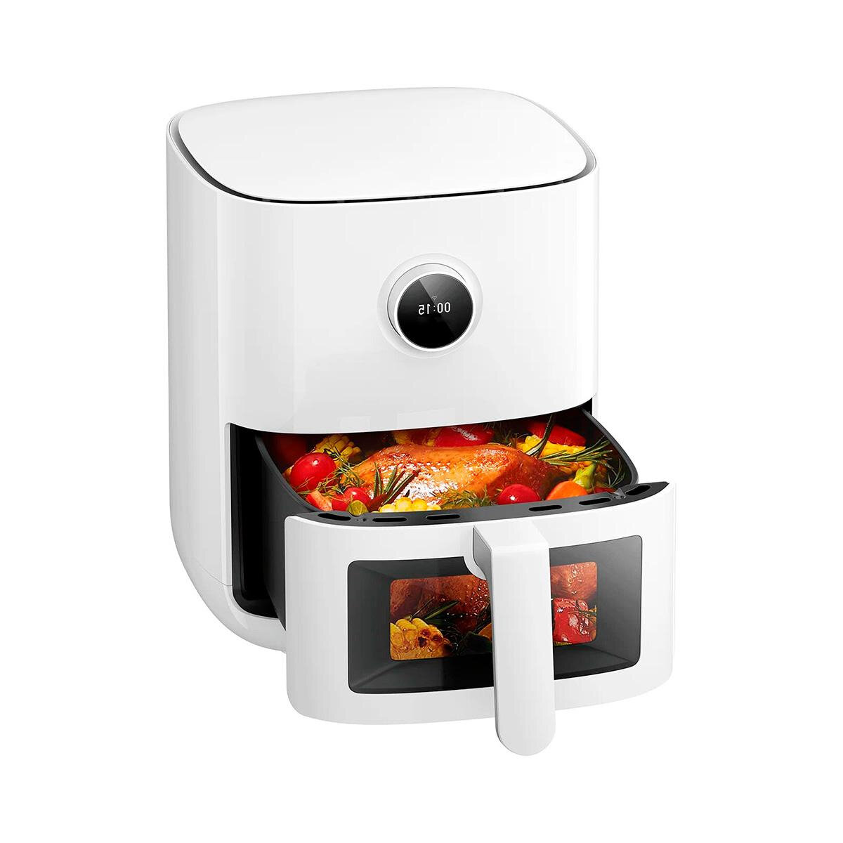 Мультипечь Сяоми Ми Smart Air Fryer Pro 4L EU MAF05 (Y1356044X) (BHR6943EU) - аэрофритюрница белая, фритюрница для дома Xiaomi Smart.