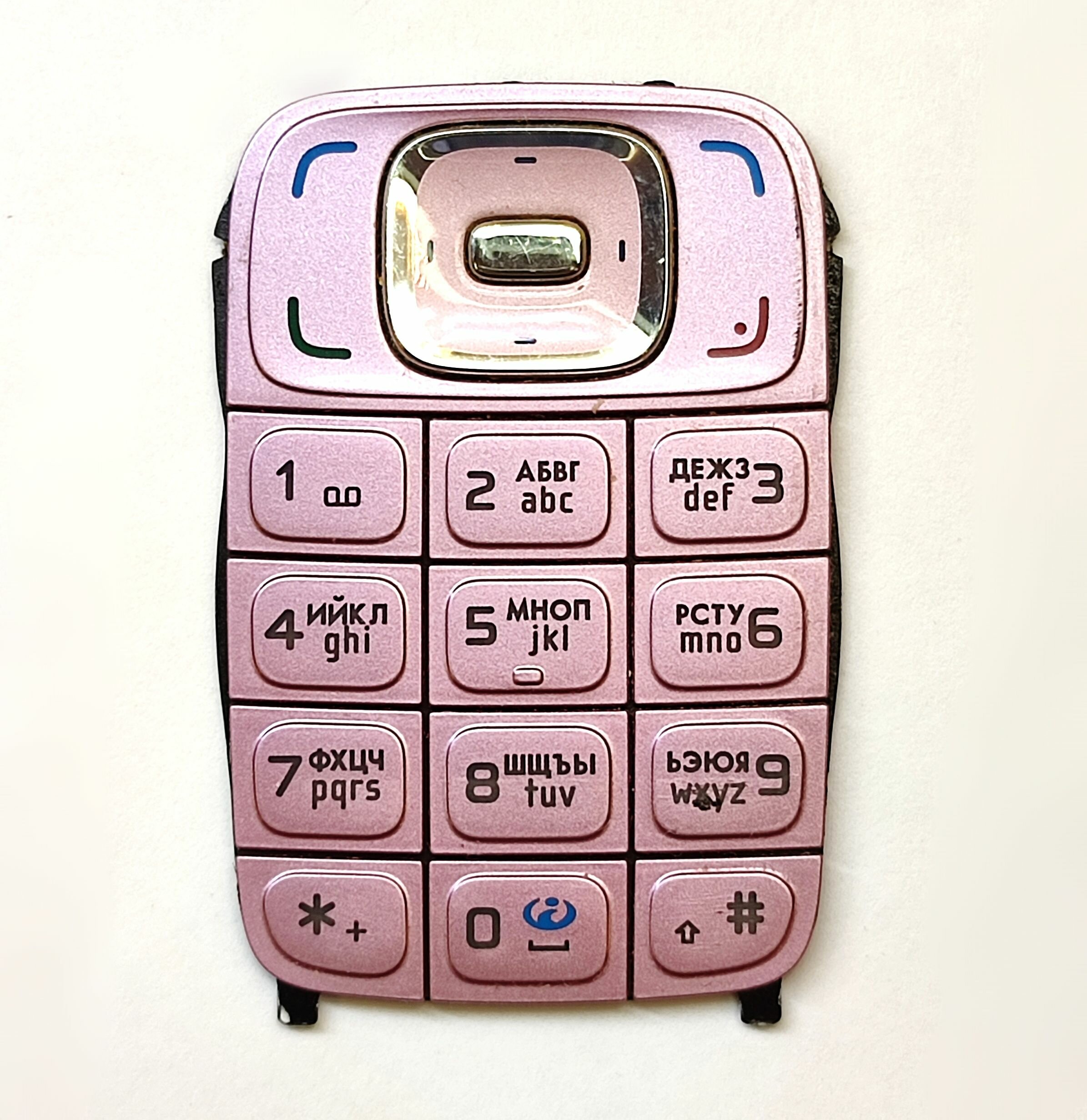 Клавиатура для телефона Nokia 6131 розовая