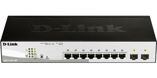 D-LINK DGS-1210-10P/F3A 8G управляемый