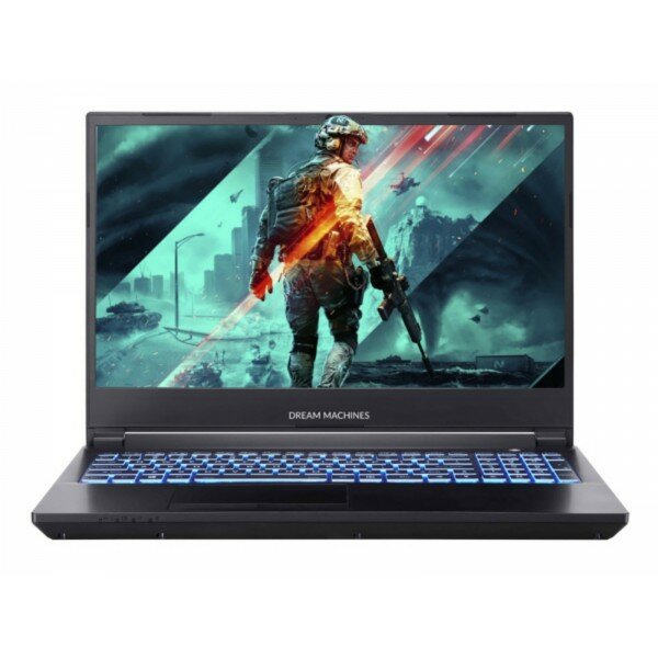 Ноутбук Dream Machines RT3060-15KZ30 AMD Ryzen 5 5600X/16Gb/1Tb M.2 SSD Nvme/15.6 FHD AG WVA 144Hz (1920x1080)/Nvidia RTX 3060 6Gb/WiFi5/BT/No OS/2.7K