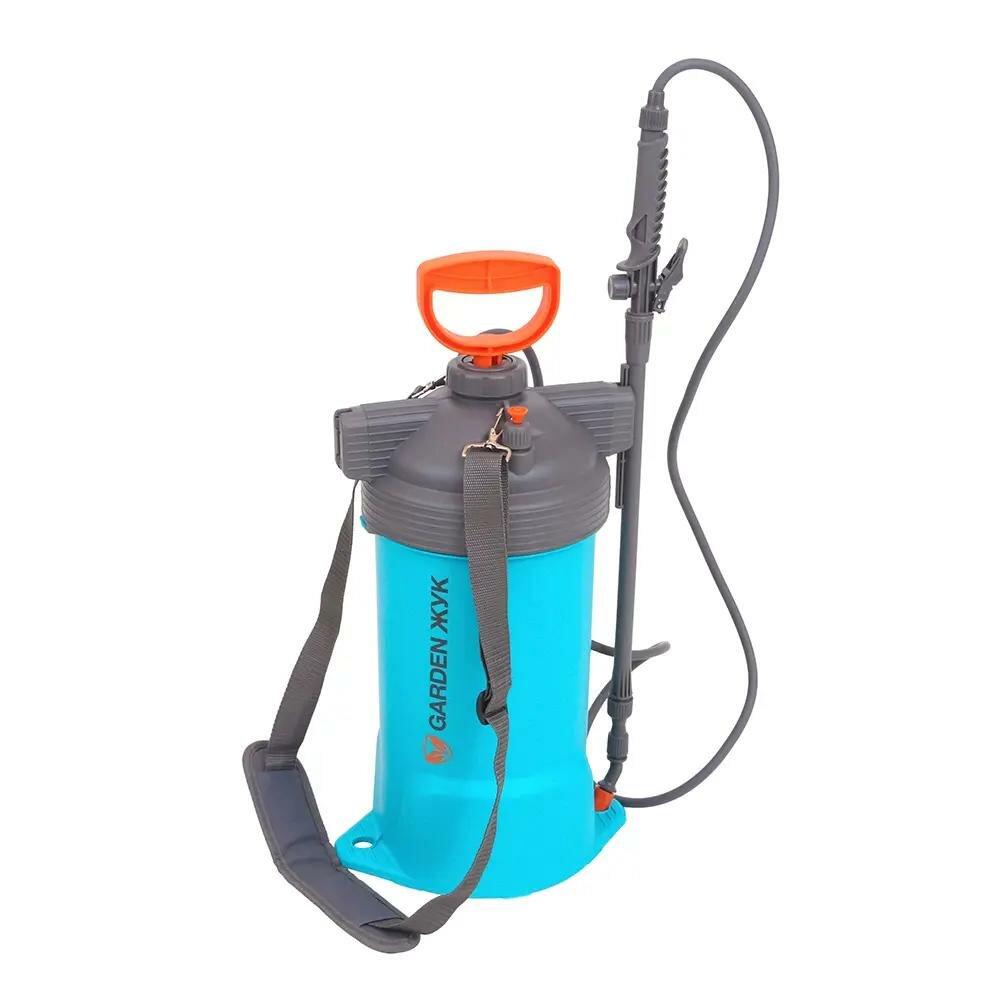 фото Опрыскиватель для сада наплечный Garden Жук 6 л бирюзовый