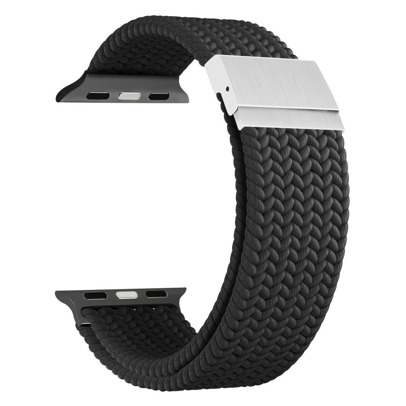 Плетеный нейлоновый ремешок для Apple Watch 42/44/45/49 mm серии 1-8  SE Ultra LYAMBDA PLEIONE DSN-18-44-DSC разноцветный