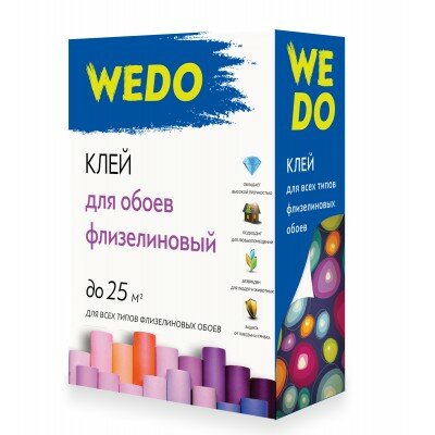Клей обойный 150 гр.д/флизелиновых обоев WEDO F150