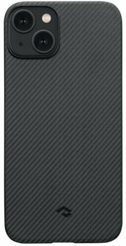 Чехол PITAKA MagEZ Case 3 для iPhone 14 и 13, 6.1", черный/серый (Black/Grey Twill) 1500D