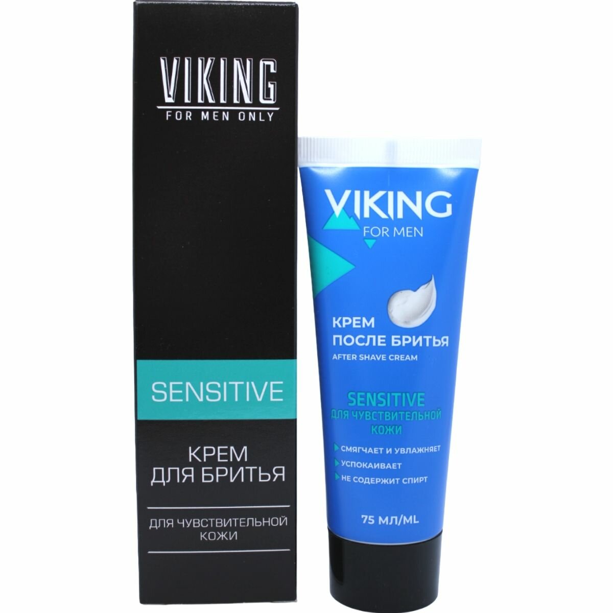 Набор викинг крем для бритья для чувствительной кожи Sensitive 75 мл + крем после бритья для чувствительной кожи Sensitive 75 мл