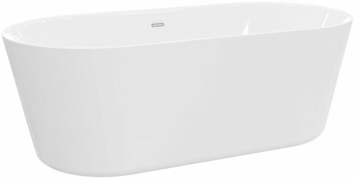 BelBagno Акриловая ванна BelBagno BB306-1785 180x85 см отдельностоящая овальная с каркасом