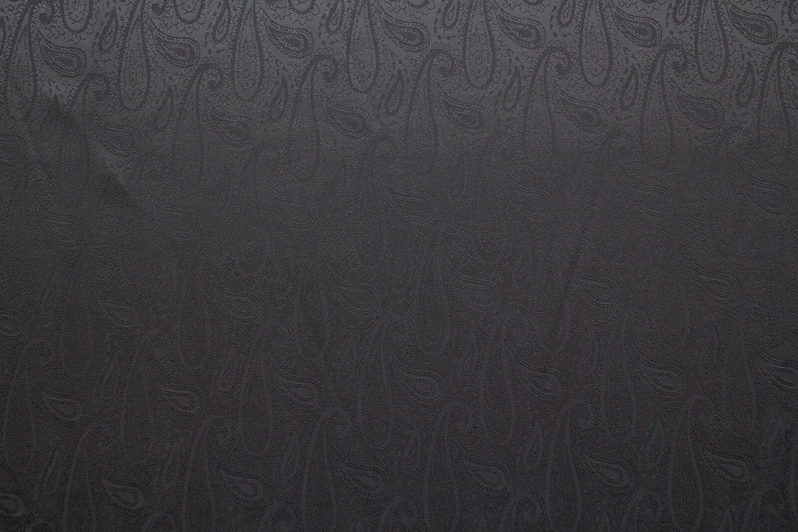 Ткань подкладочная жаккардовая чёрно-синяя с узором пейсли ш145см 05 м
