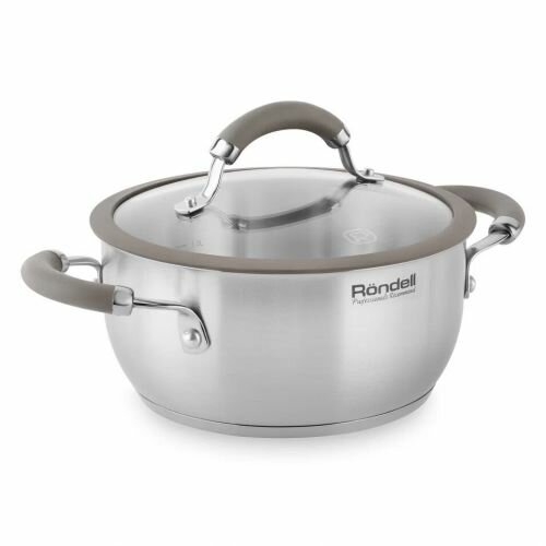 Кастрюля Rondell Balance с крышкой, 24 см, 5 л (RDS-755)