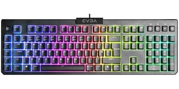 Клавиатура проводная EVGA Keyboard Z12 USB черный