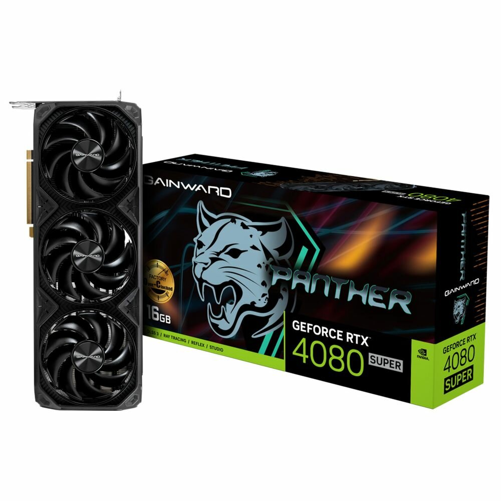 Gainward RTX4080 SUPER PANTHER OC 16GB GDDR6X 256bit 3-DP HDMI GEFORCE RTX4080 SUPER