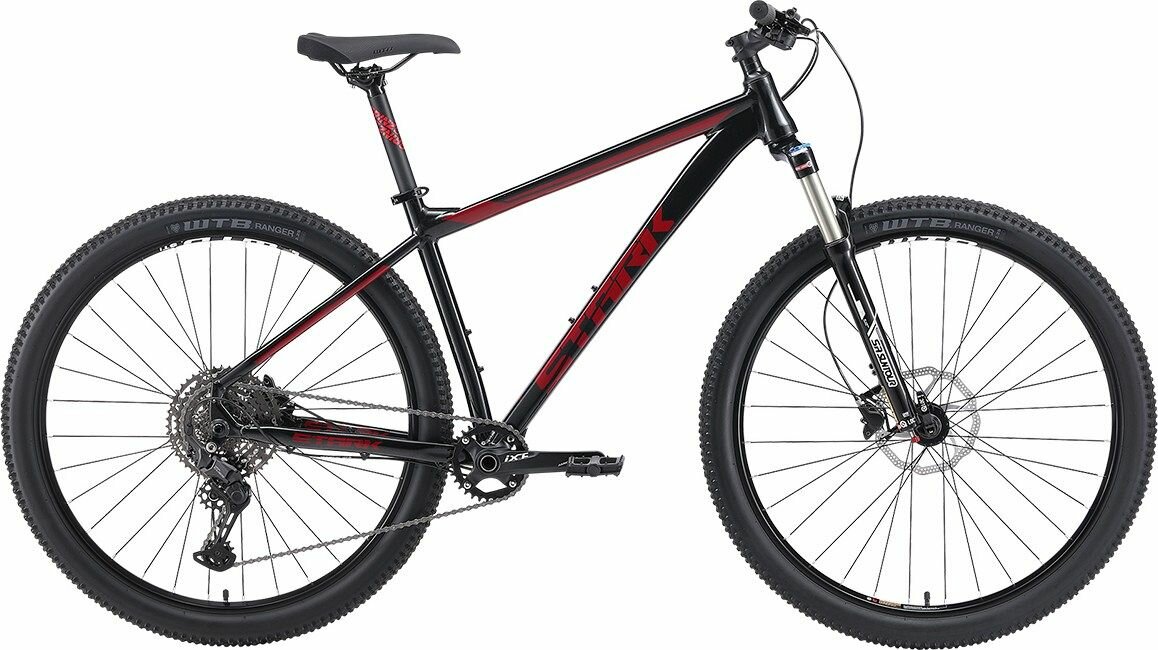 Велосипед Stark Krafter 29.7 HD (2024) (Велосипед Stark'24 Krafter 29.7 HD черный/красный 20", HQ-0014129)