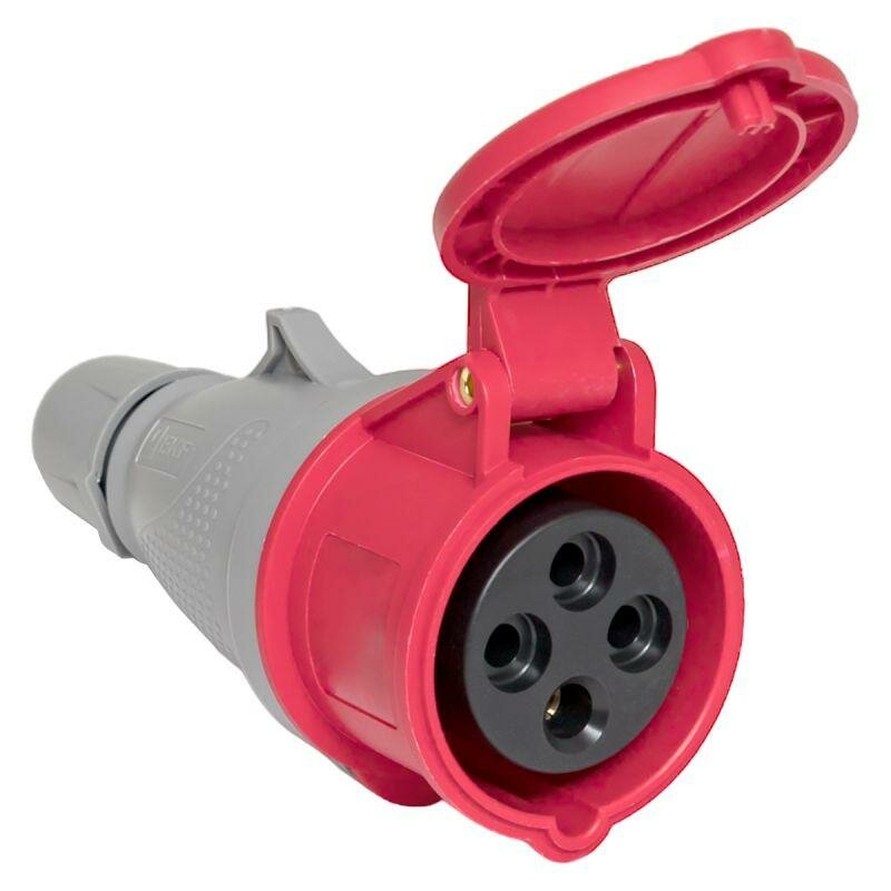 фото Розетка переносная 214 3Р+РЕ 16А 380В IP44 PROxima EKF ps-214-16-380-PRO