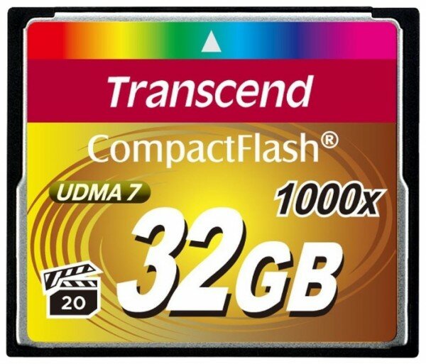 Флеш карта CF 32GB Transcend, 1000X TS32GCF1000