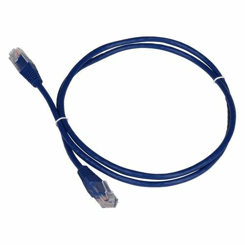 Патч-корд Lanmaster TWT-45-45-0.3-BL UTP вилка RJ-45-вилка RJ-45 кат.5е 0.3м синий ПВХ (уп:1шт)