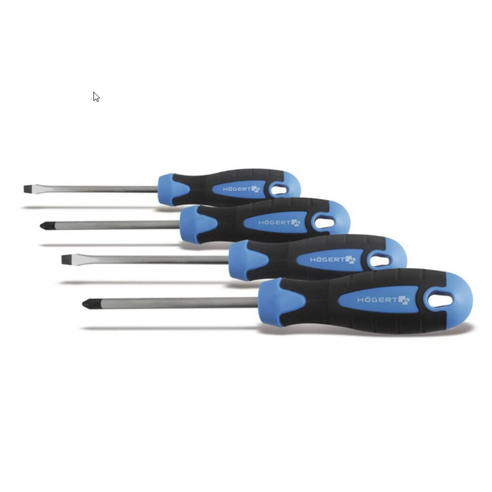 фото HOEGERT TECHNIK Набор отверток 4 шт., сталь S2 HT1S094