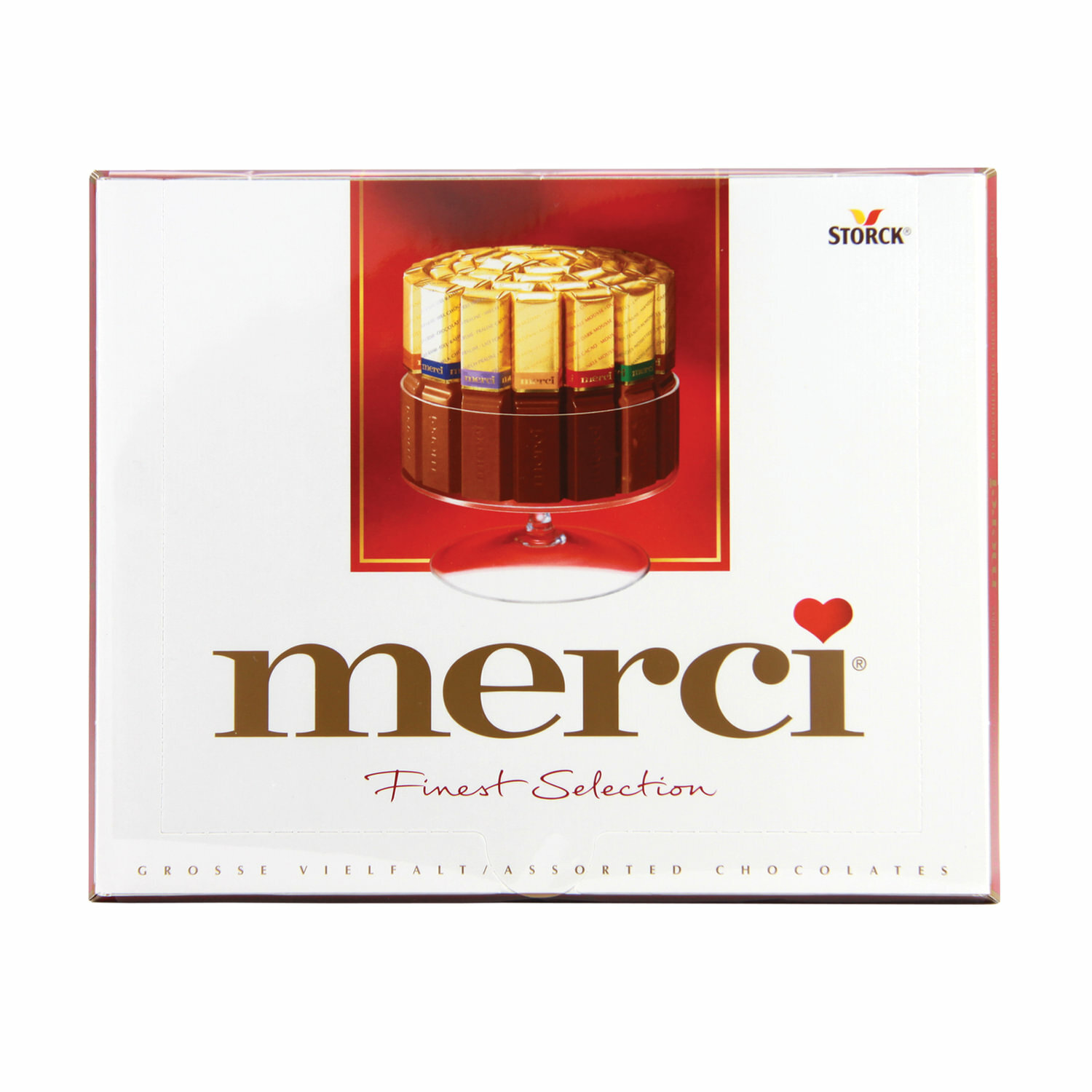 Конфеты шоколадные MERCI (Мерси), ассорти, 250 г, картонная коробка, 015409-35 - фотография № 3