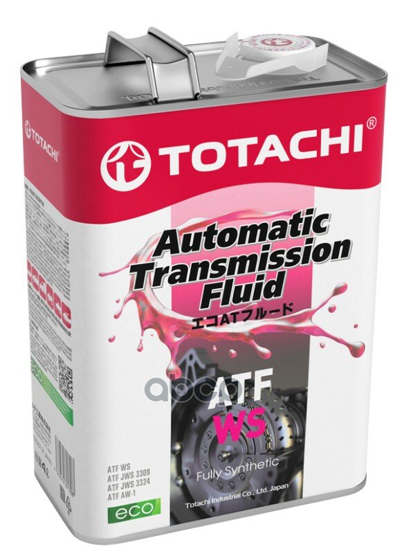 Масло Трансмиссионное Синтетическое Totachi Atf Ws 4Л TOTACHI арт. 20804