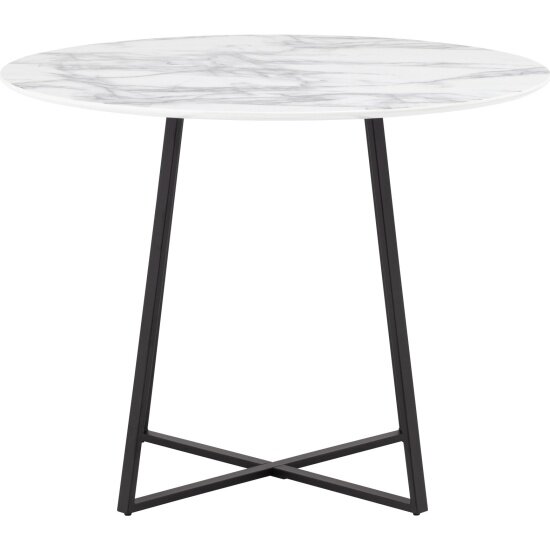 фото Стол обеденный Stool Group Дакота, 100х100, столешница белый мрамор ( двойной артикул)