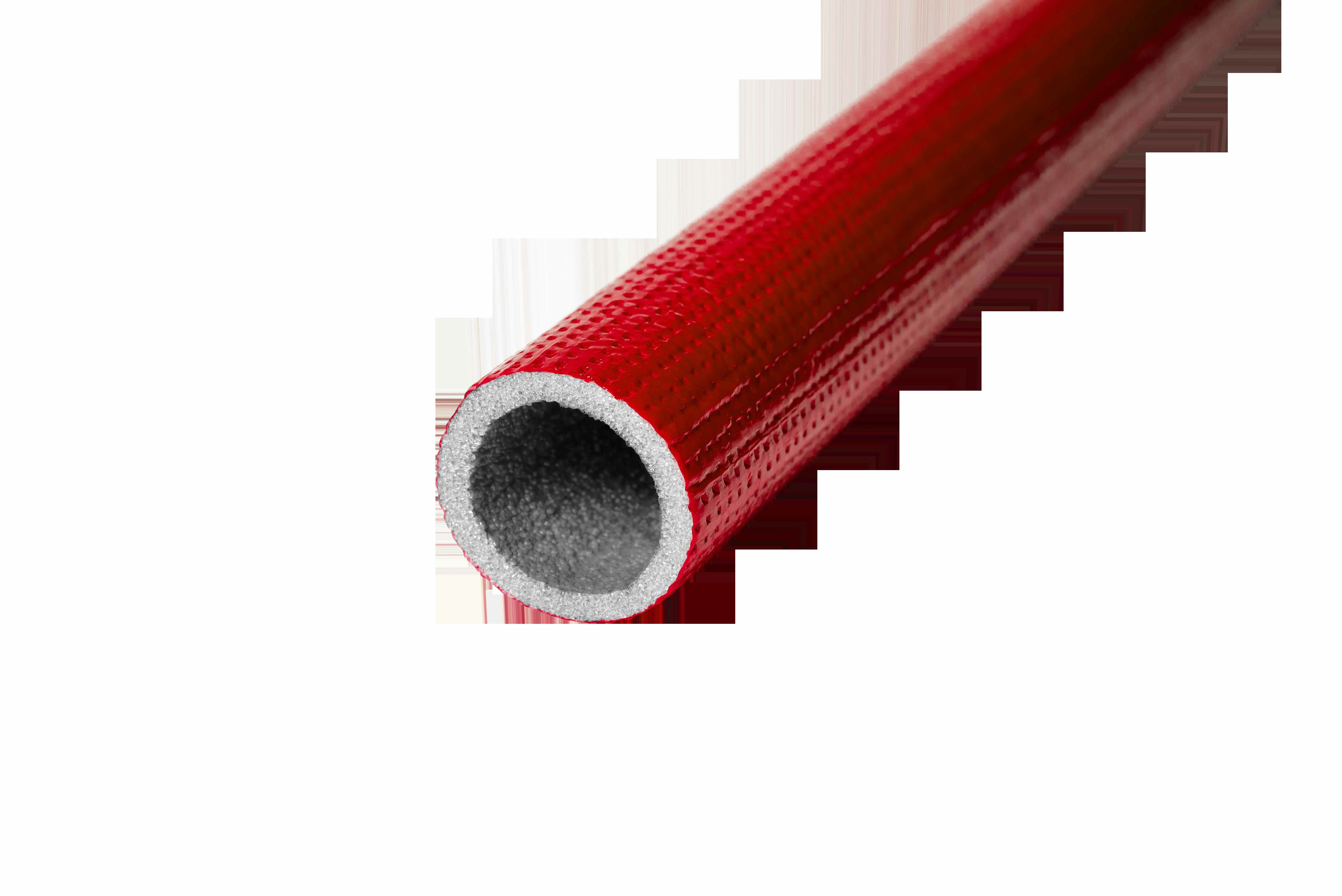 фото Изоляция для труб K-Flex Compact ?18/6 мм 1 м полиэтилен цвет красный