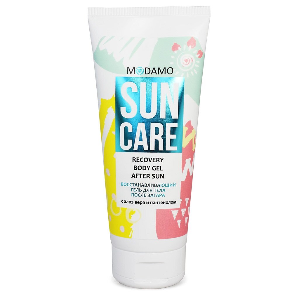 Гель после загара Крымская Ривьера "Modamo", Sun Care, восстанавливающий, для тела, 200 мл