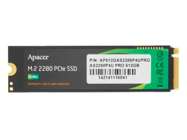 Твердотельный накопитель Apacer 512 ГБ M.2 AP512GAS2280P4UPRO-1