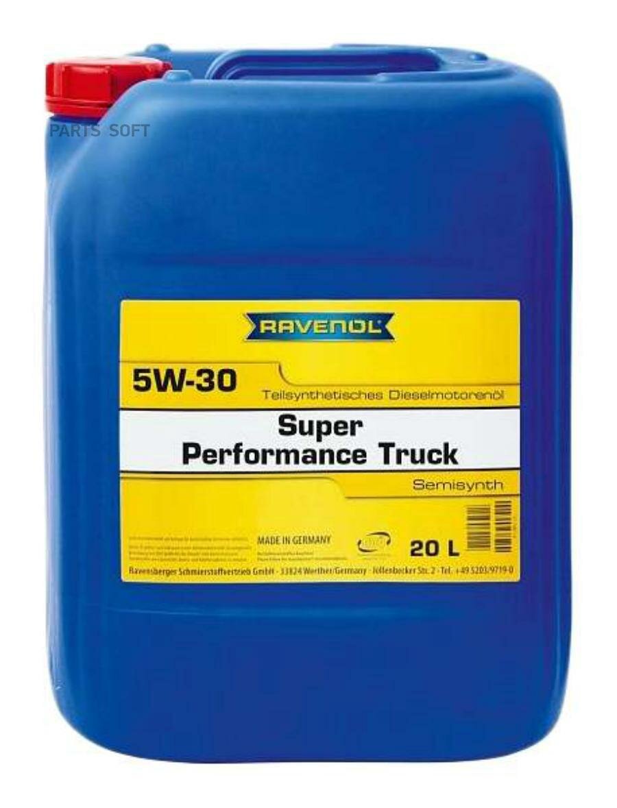 RAVENOL 1122102-020-01-999 Моторное масло RAVENOL Super Performance Truck SAE 5W30 (20л) new