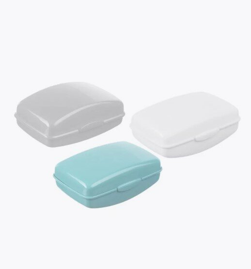 фото Дорожная мыльница 10x5,8x4,4см ассортимент