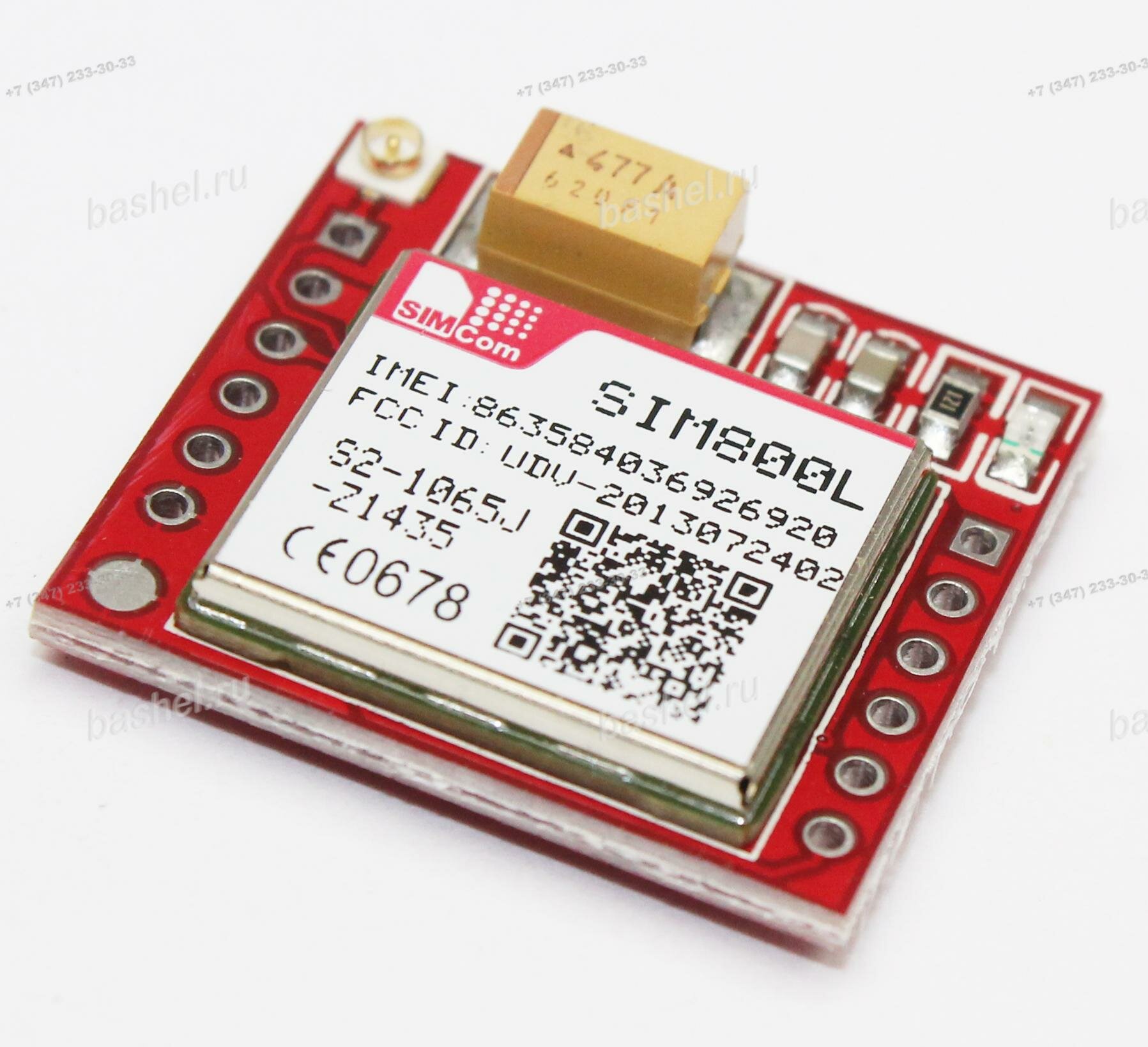 SIM800L MicroSIM Card GPRS/GSM Module, TTL электротовар