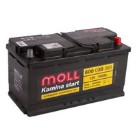 Автомобильный аккумулятор MOLL Kamina Start 100R 850А Обратная полярность 100 Ач (353x175x190)